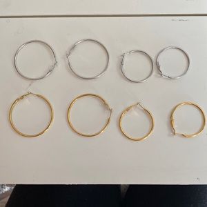 Hoop earrings